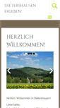 Mobile Screenshot of dietershausen.de