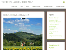 Tablet Screenshot of dietershausen.de
